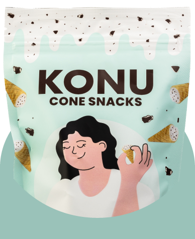 Cookies and Cream Cone Snack