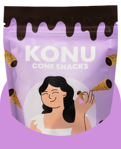 Milk Chocolate Cone Snack