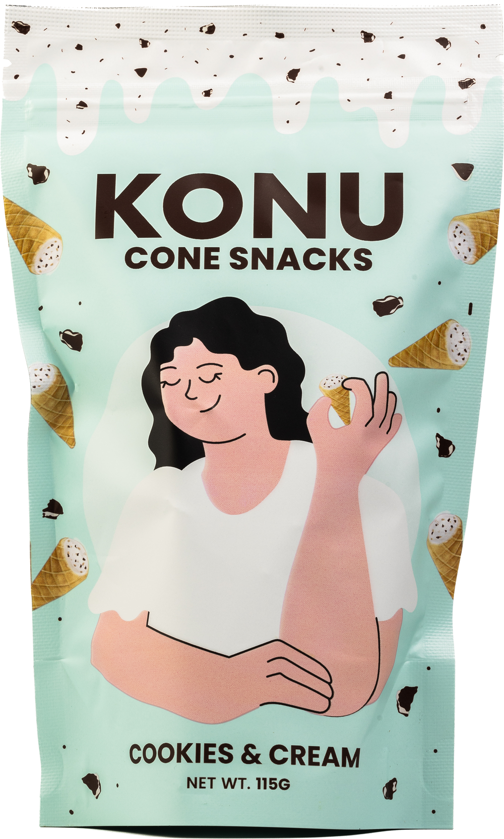 Cookies and Cream Cone Snack