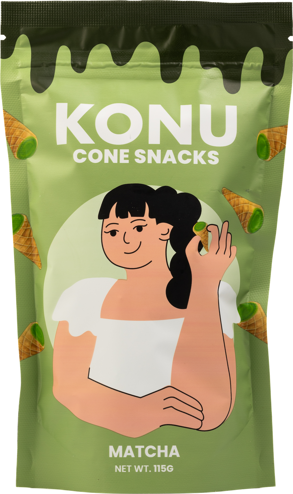 Matcha Cone Snack